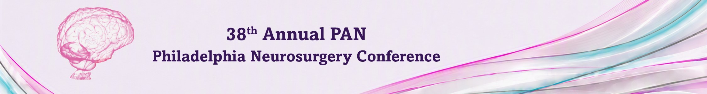 38th Annual PAN Philadelphia Neurosurgery Conference Banner